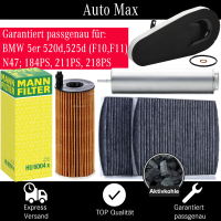 Filterset Inspektionspaket BMW 5er F10 F11 F07 | N47 |...