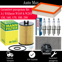 Filterset Inspektionspaket MERCEDES A-Klasse B-Klasse...