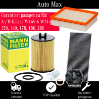 Filterset Inspektionspaket MERCEDES A-Klasse B-Klasse...