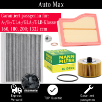 Filterset Inspektionspaket MERCEDES A B CLA W177 W247...