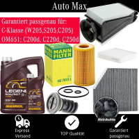 Filterset Inspektionspaket MERCEDES C-KLASSE W205 | OM651...