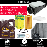 Filterset Inspektionspaket MERCEDES GLC X253 OM651...