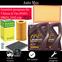 Filterset Inspektionspaket MERCEDES V-KLASSE VITO W447 |...
