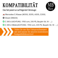 Filterset Inspektionspaket MERCEDES E-Klasse W213 C-Klasse W205 200d 220d | + Öl