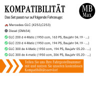 Filterset Inspektionspaket MERCEDES E-Klasse W213 C-Klasse W205 200d 220d | + Öl