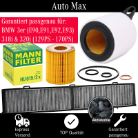 Filterset Inspektionspaket BMW 3er E90 E91 E92 E93 | 318i...